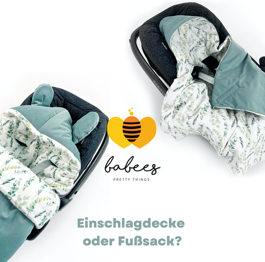 Einschlagdecke oder Fußsack?