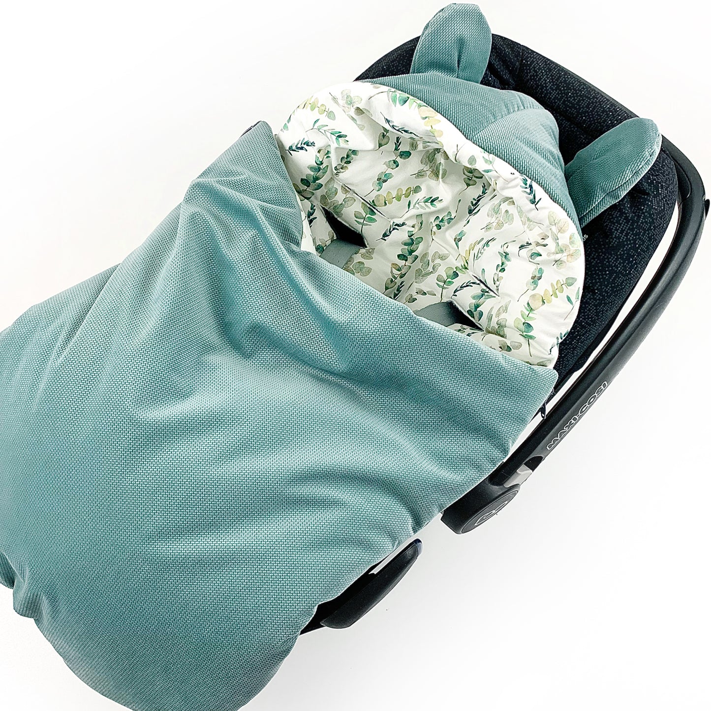 Winterfußsack für Babyschale Schlafsack  EUKALYPTUS