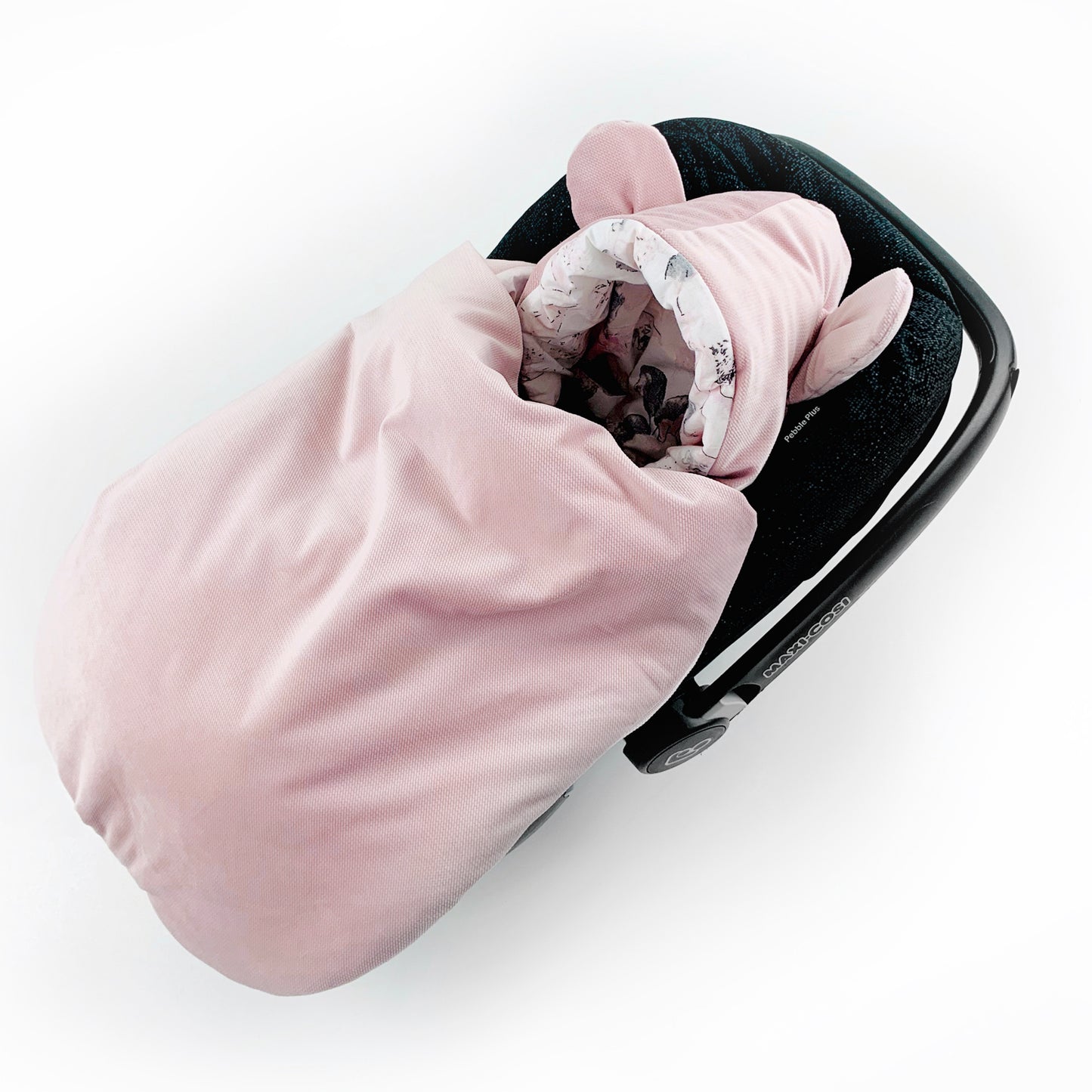 Winterfußsack für Babyschale Schlafsack FLOWERS