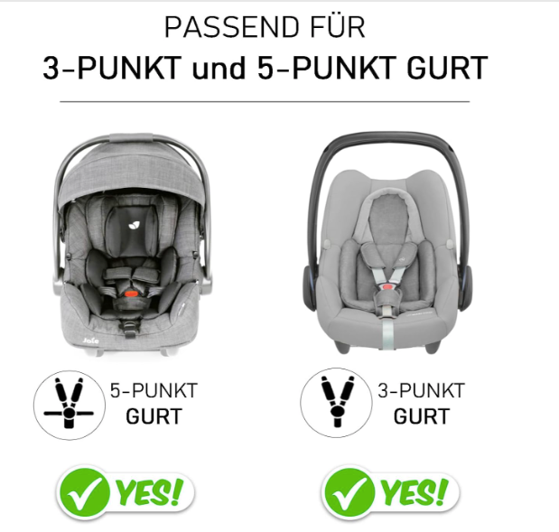 Winterfußsack Fußsack Babyschale Winter Herbst Babyfußsack warm, Einschlagdecke Baby Kinderwagen Bett Wiege Buggy universal 3-Punkt und 5-Punkt Gurt ROSA