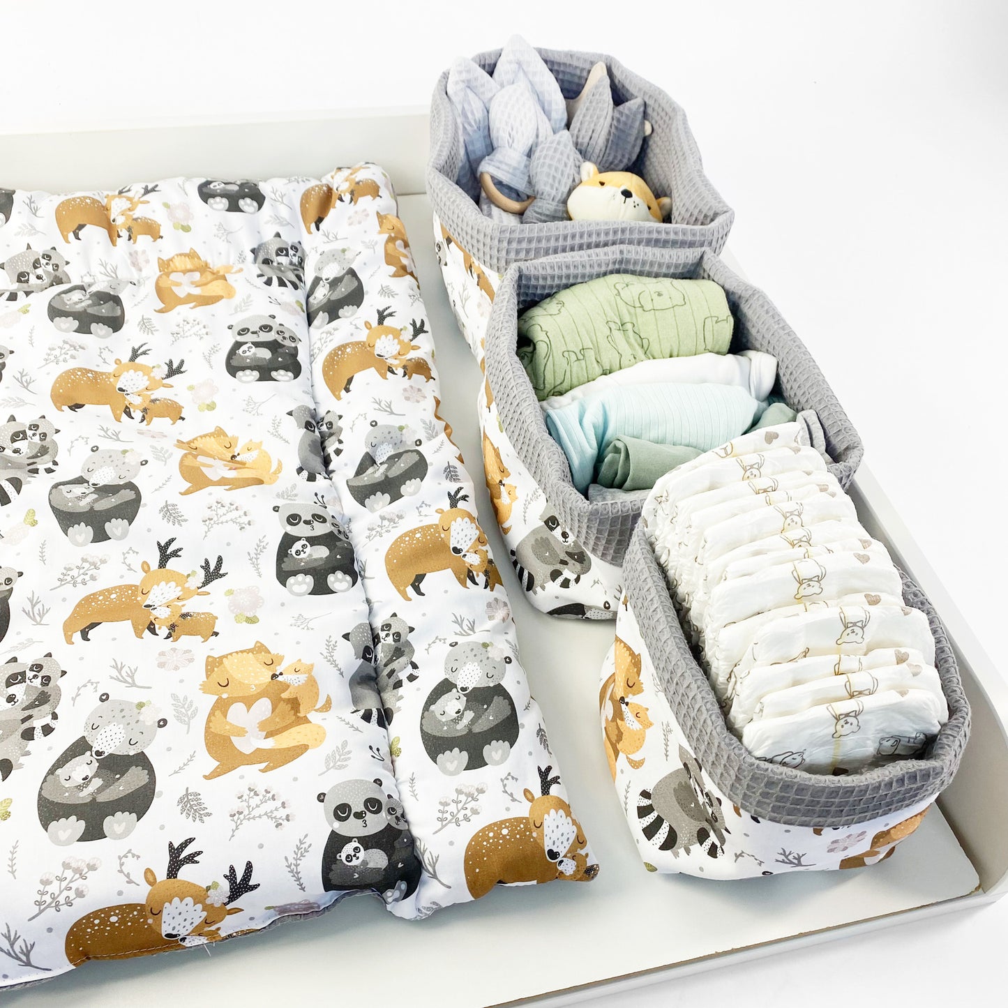 Utensilo CUTE ANIMALS Körbchen Set 3 Stück