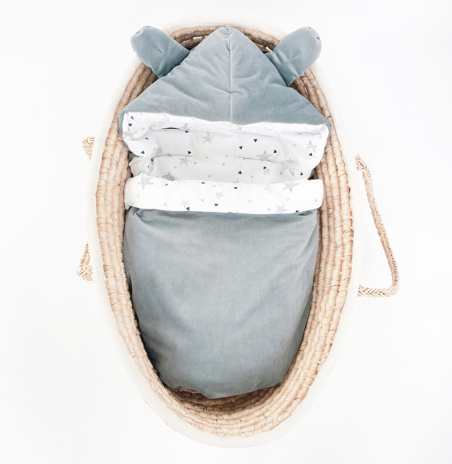 Winterfußsack für Babyschale Schlafsack  GRAU