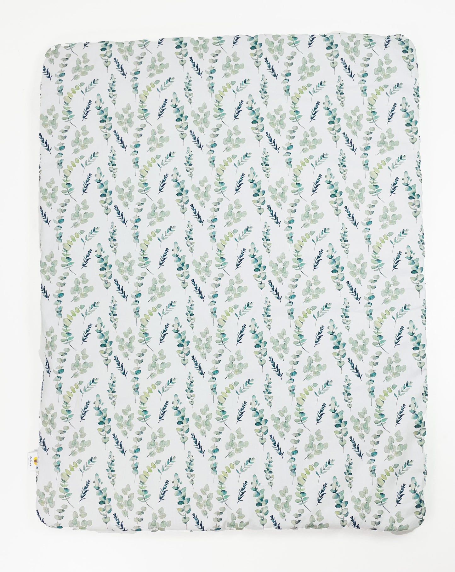 Babydecke 100x75 cm Kuscheldecke 100% Baumwolle Waffelstoff Warm Eukalyptus
