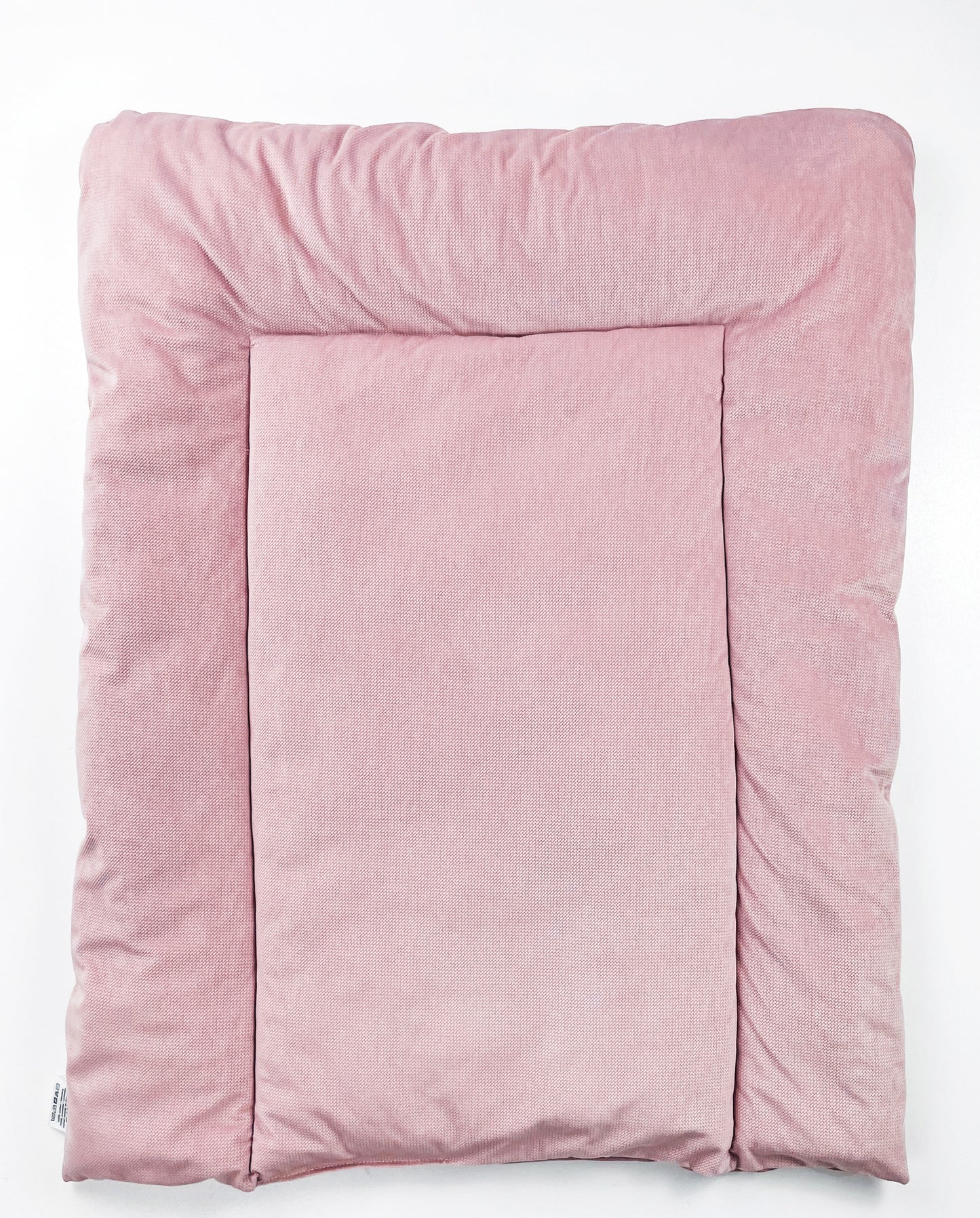 Wickelauflage Wickelunterlage 70x50 cm Velvet Samt Rosa Altrosa Mädchen Baby Kinder zweiseitig