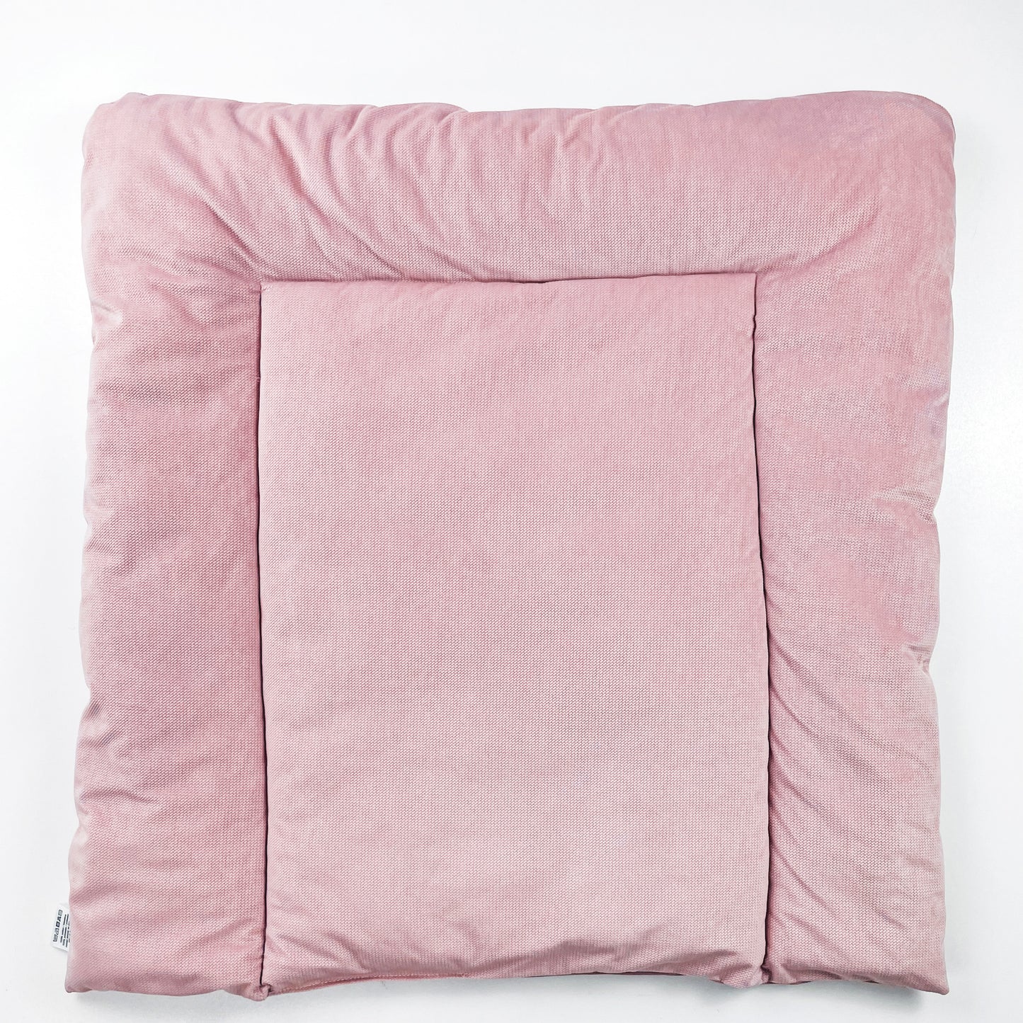 Wickelauflage Wickelunterlage 75x75 cm Velvet Samt Rosa Altrosa Mädchen Baby Kinder zweiseitig